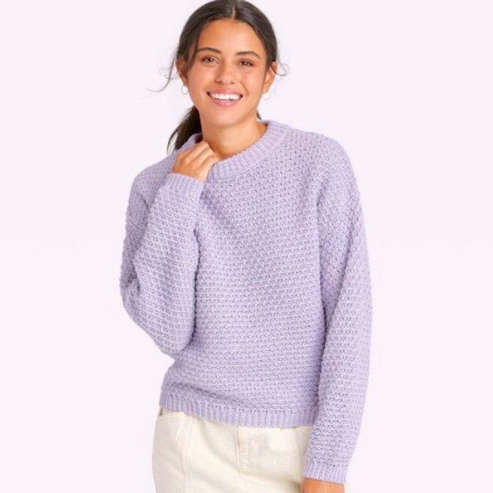 NWOT Universal Threads Knit Sweater in Lavender, Small